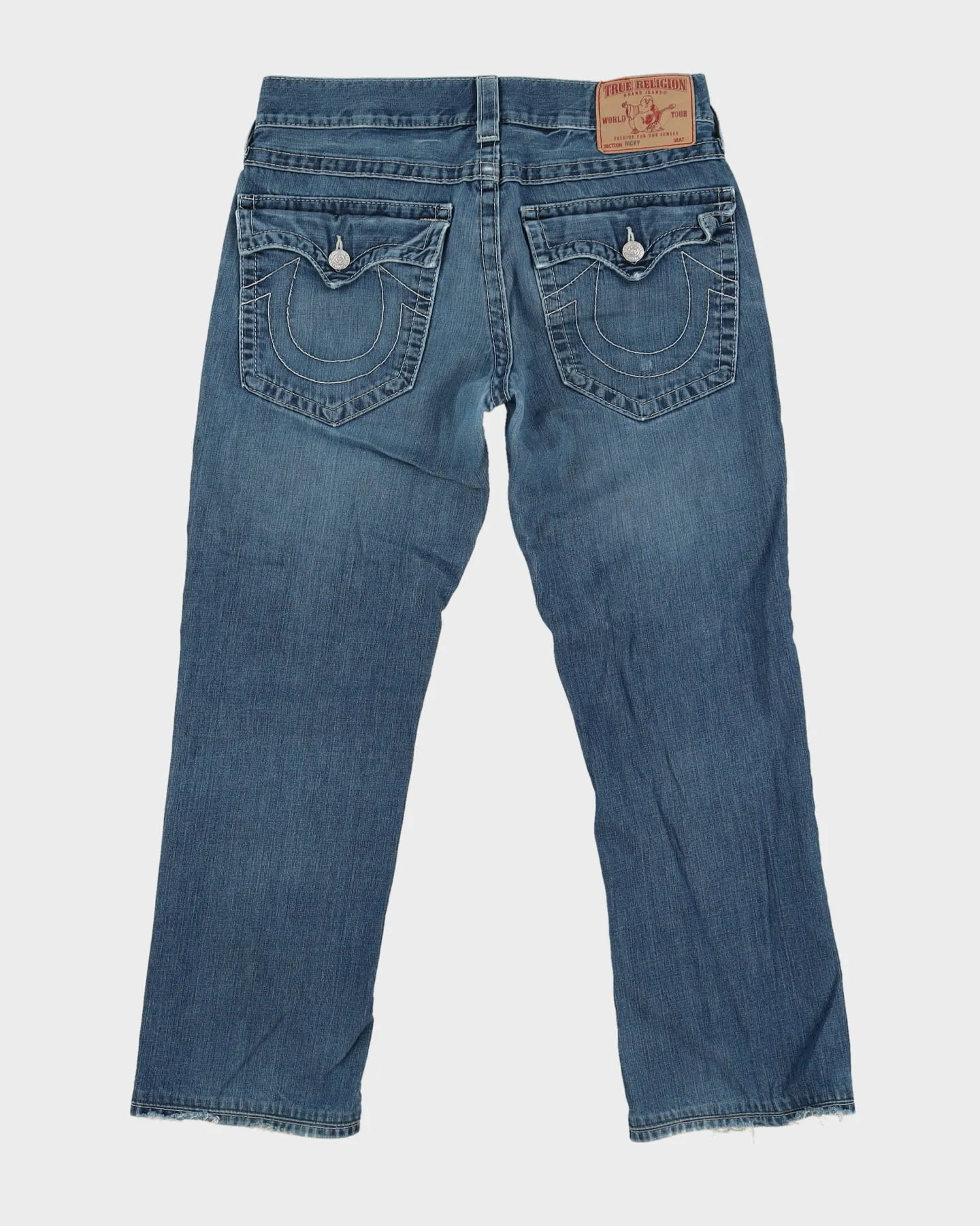 00s Y2K True Religion Blue Jeans - W33 L29