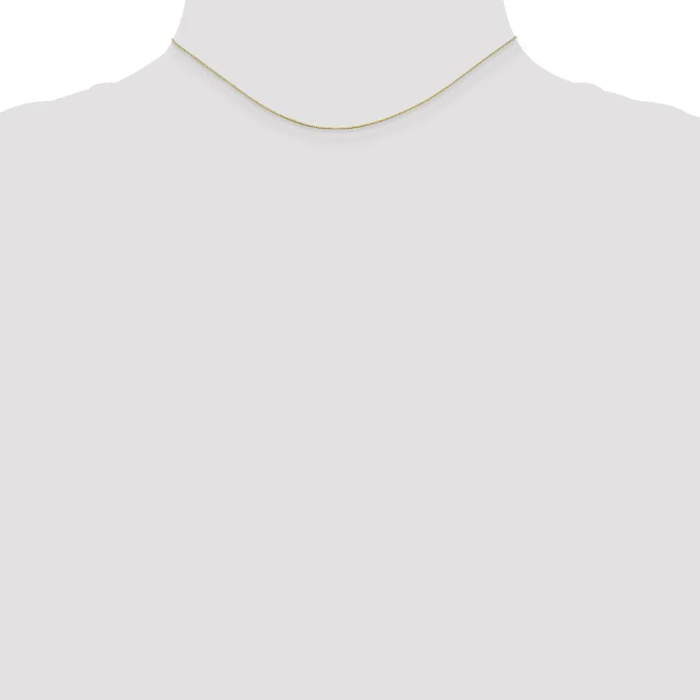 10KT Yellow Gold 14-inch 0.5MM Childrens Box Chain