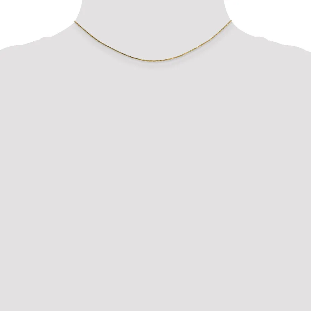 14KT Yellow Gold 14-inch 0.7MM Box Pendant Chain