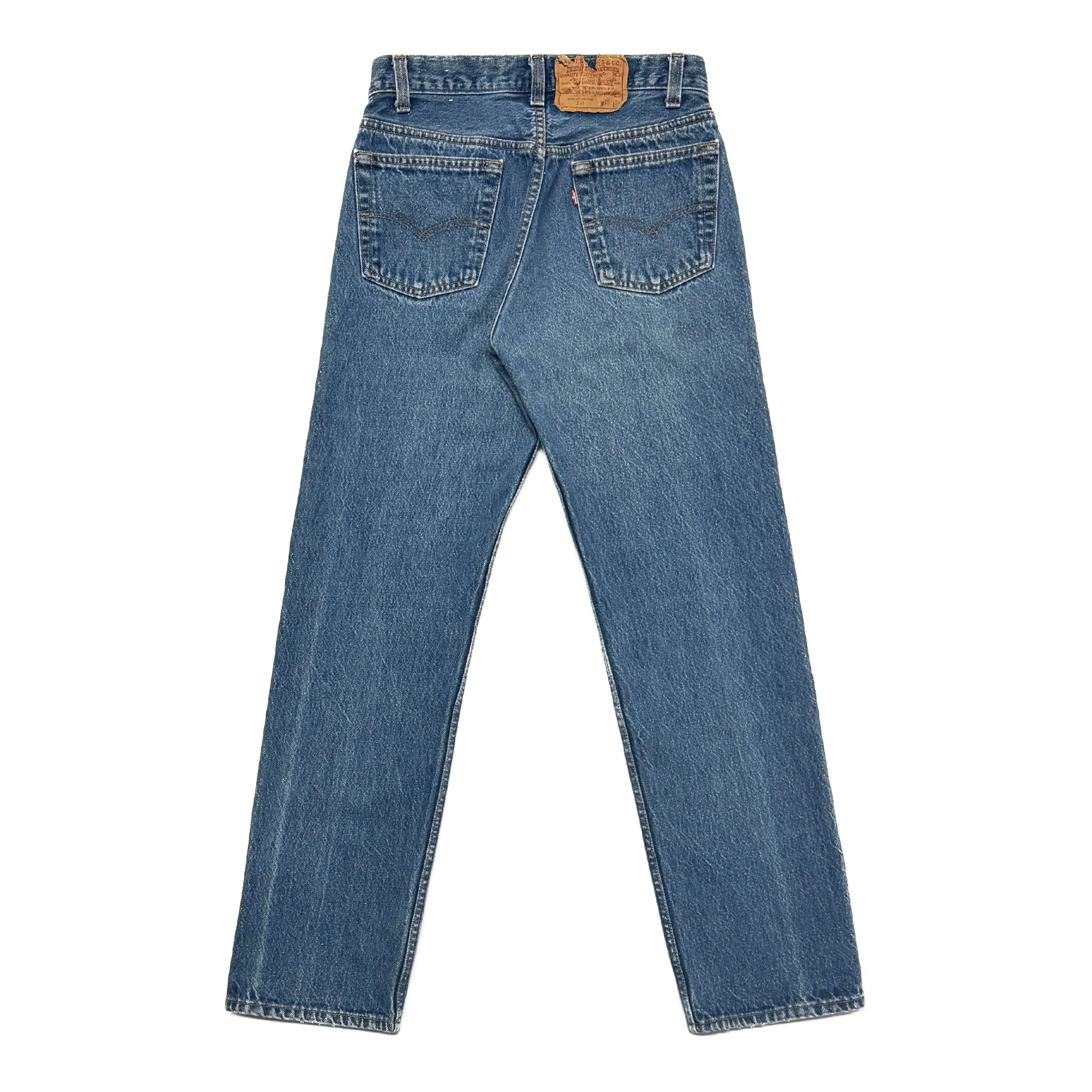 1980’S LEVI’S 501 MADE IN USA MEDIUM WASH DENIM JEANS 26 X 30