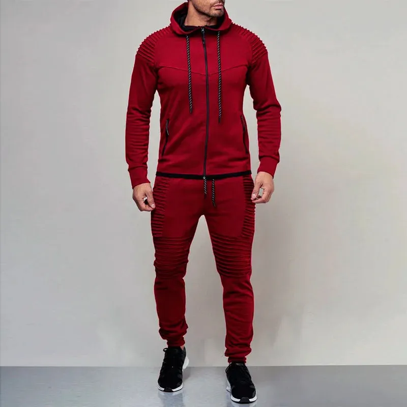 2024 New Autumn Men Running Set Men Sport Suits