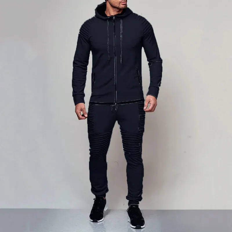 2024 New Autumn Men Running Set Men Sport Suits