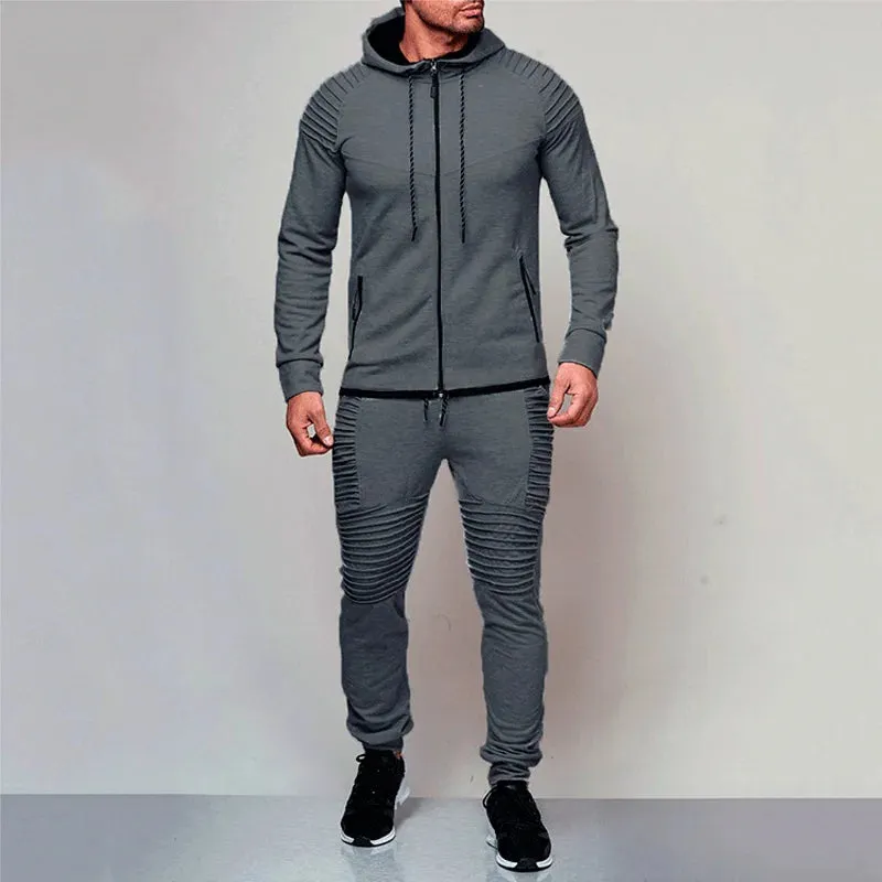 2024 New Autumn Men Running Set Men Sport Suits