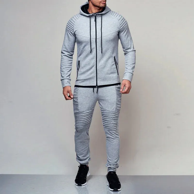 2024 New Autumn Men Running Set Men Sport Suits