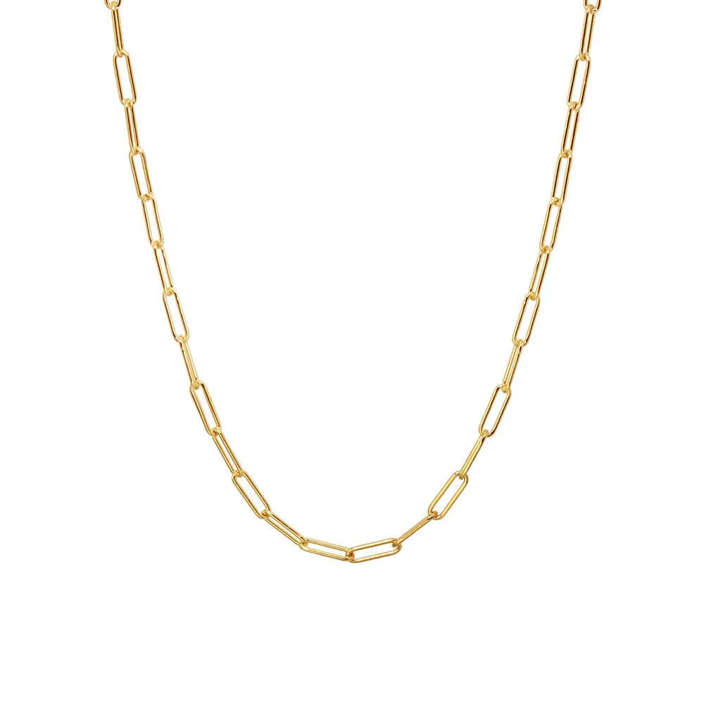 20" Gold Paperclip Chain