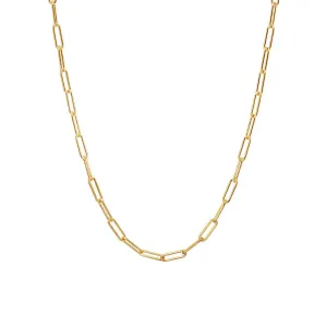 20" Gold Paperclip Chain
