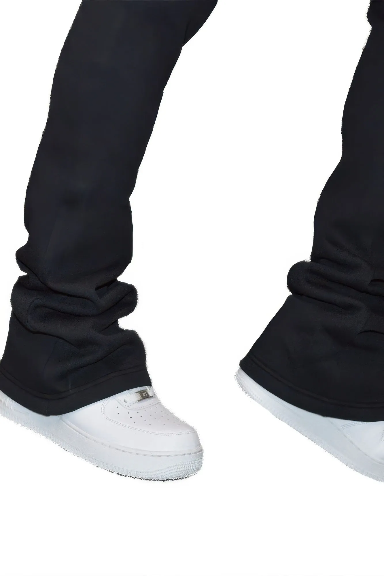 4 COLORS | Men's Solid Stacked Flared Sweat Pants