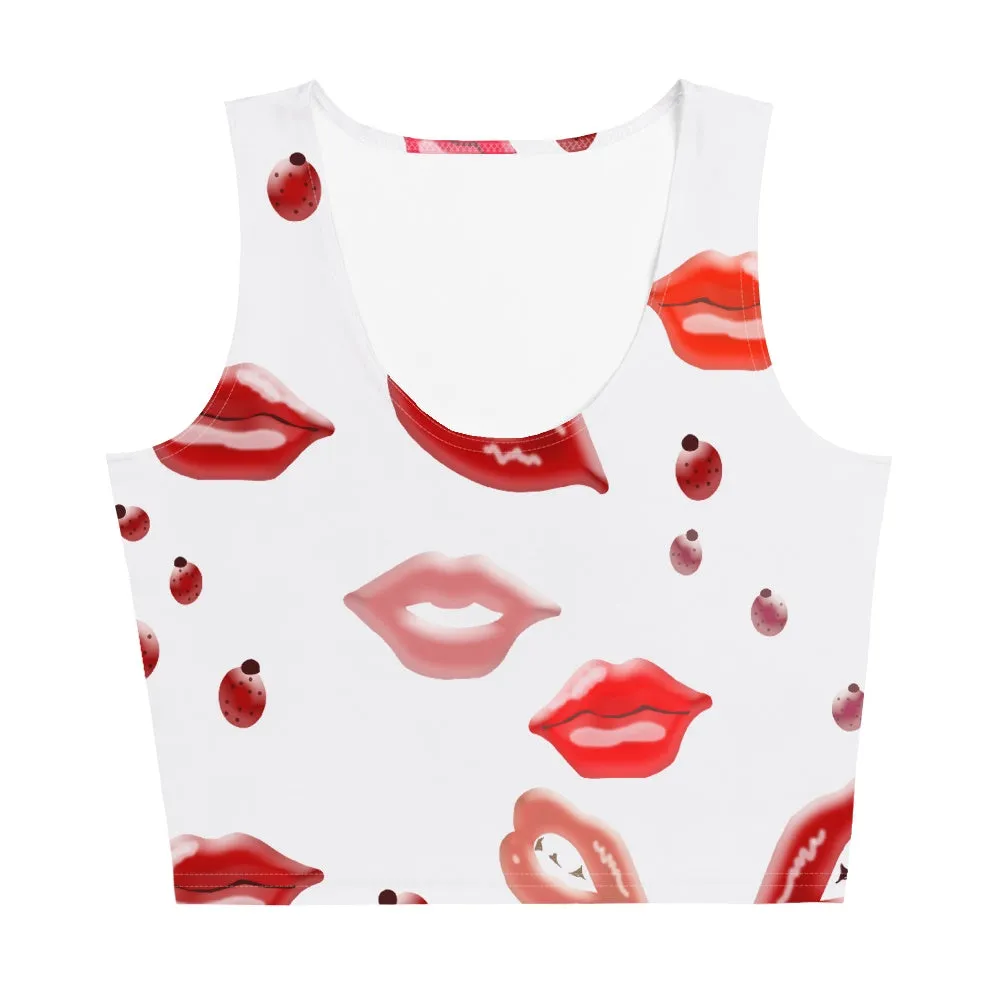 65 MCMLXV Women's Kiss Bliss Print Crop Top