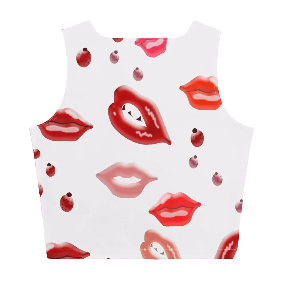 65 MCMLXV Women's Kiss Bliss Print Crop Top