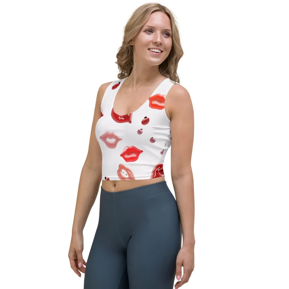 65 MCMLXV Women's Kiss Bliss Print Crop Top