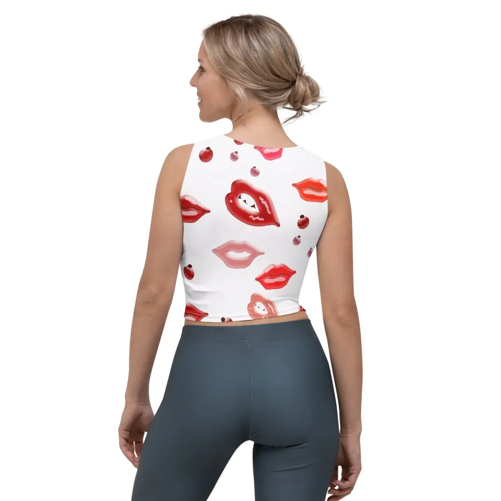 65 MCMLXV Women's Kiss Bliss Print Crop Top
