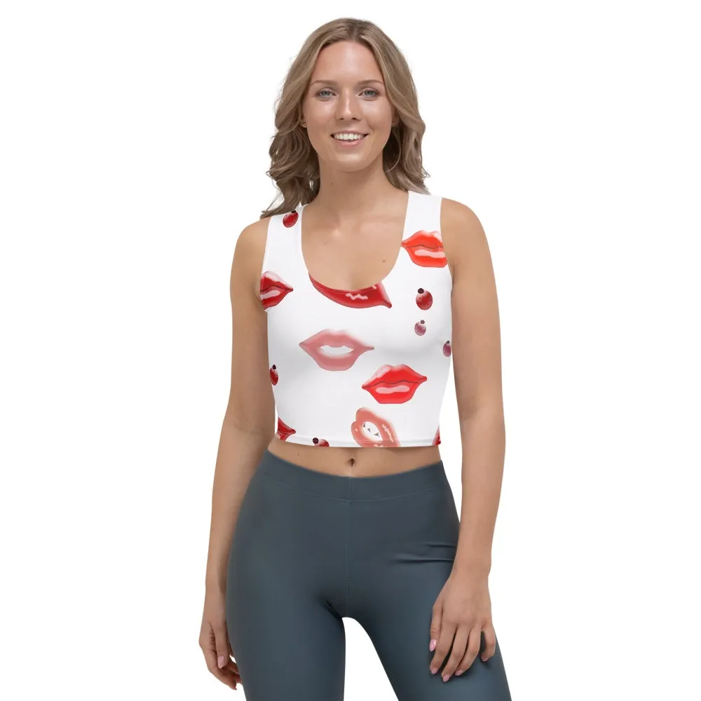 65 MCMLXV Women's Kiss Bliss Print Crop Top