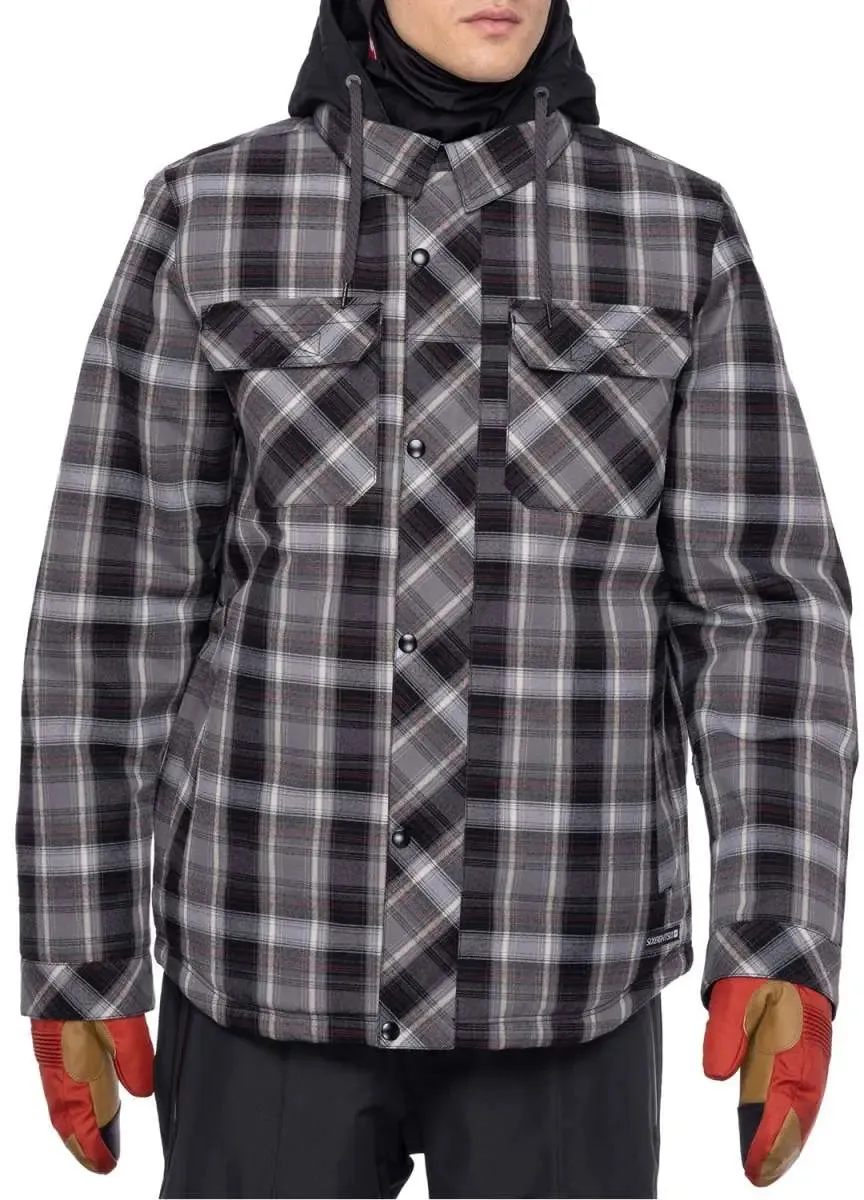 686 Woodland Insulated Jacket -Charcoal Plaid 2024