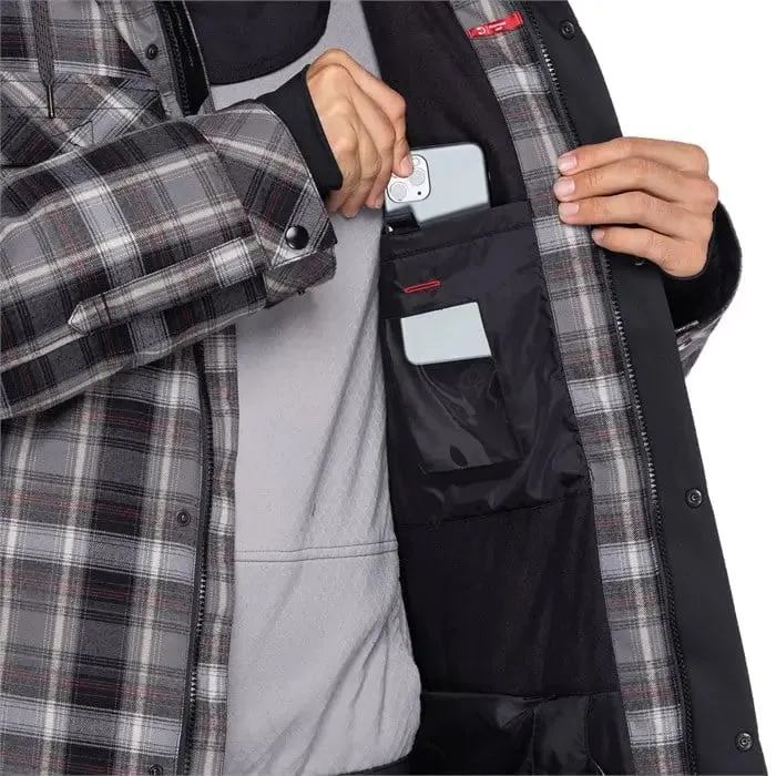 686 Woodland Insulated Jacket -Charcoal Plaid 2024