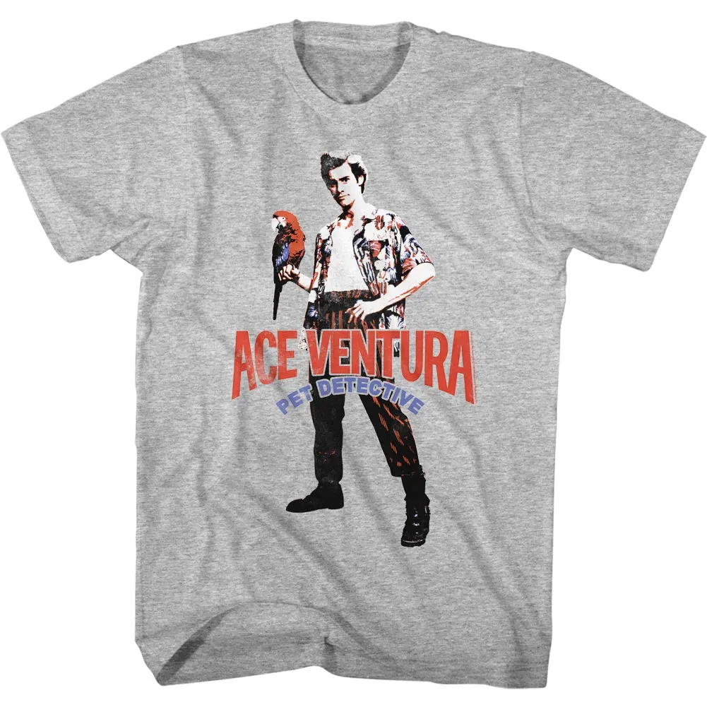 Ace Ventura Red Black Blue Ace Men's T-Shirt