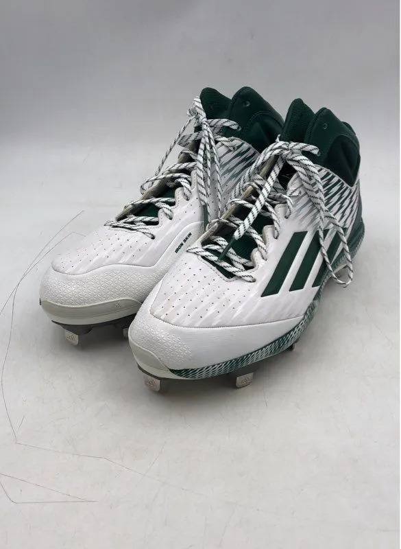 Adidas Men's PowerAlley 3 S84790 White Baseball Cleats - Size 14