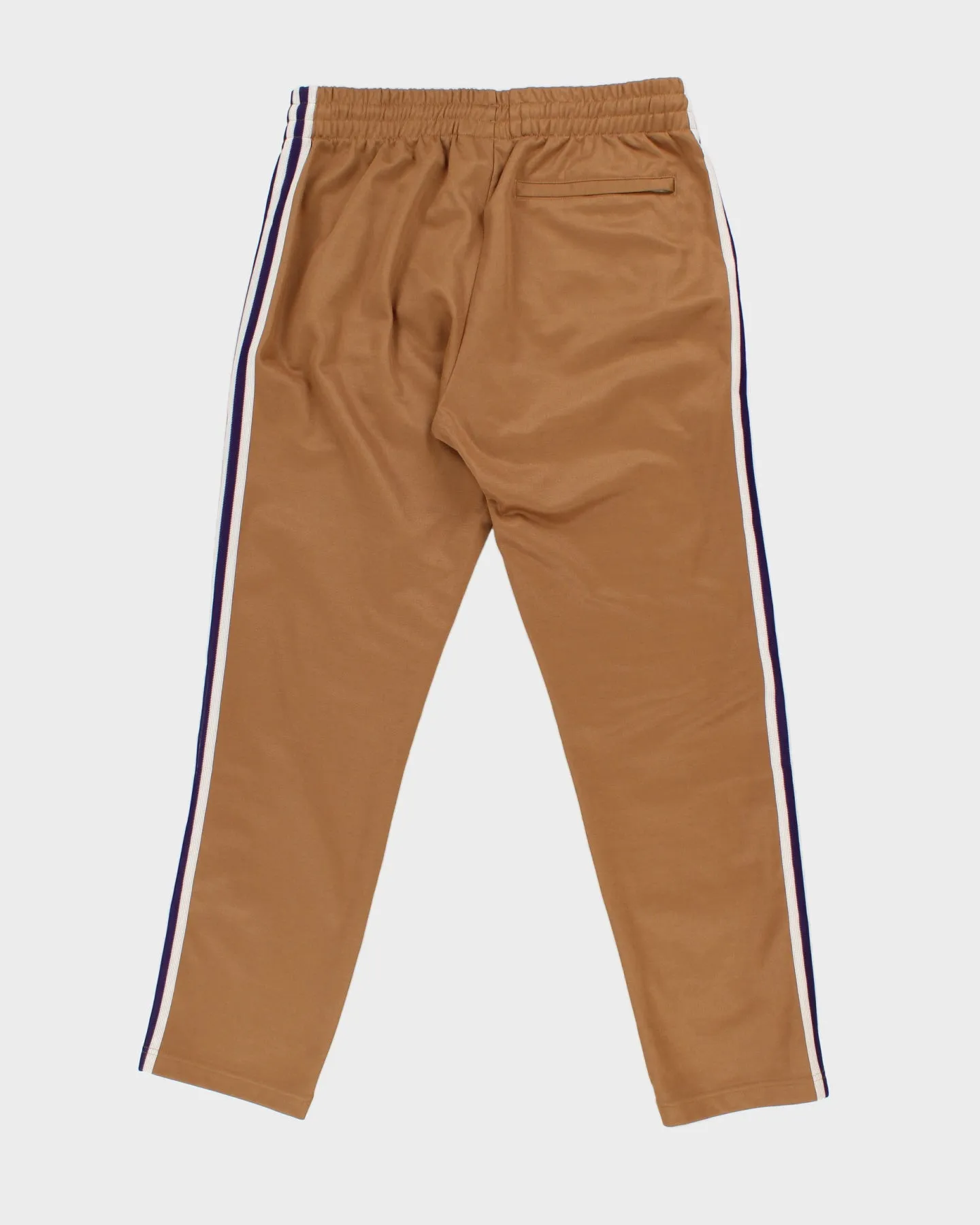 Adidas Men's Sand Coloured Tracksuit Bottoms - L