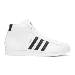 adidas Originals White Pro Model High-Top Sneakers