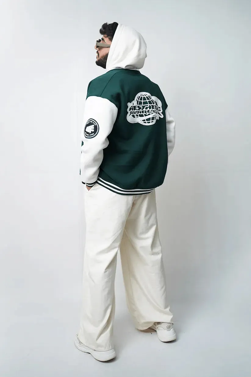 AESTHETIC AWARENESS VARSITY JACKET