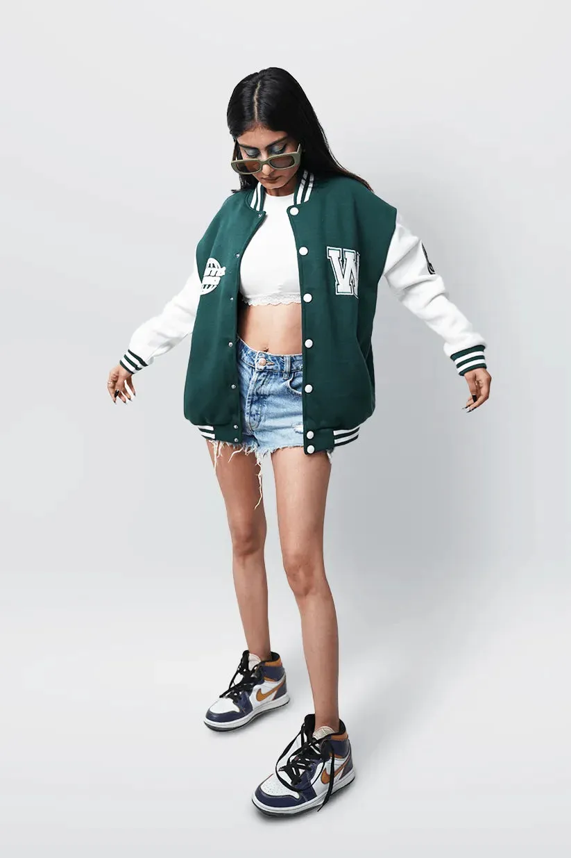 AESTHETIC AWARENESS VARSITY JACKET