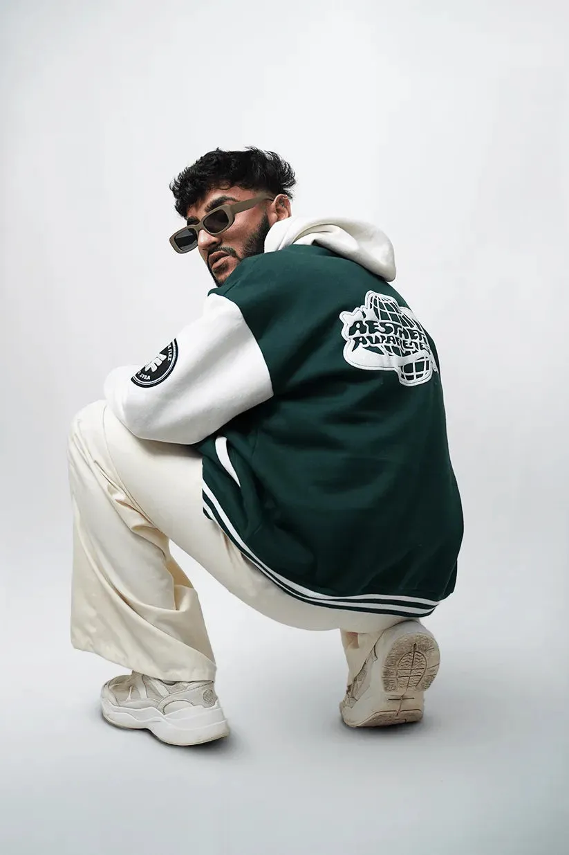 AESTHETIC AWARENESS VARSITY JACKET
