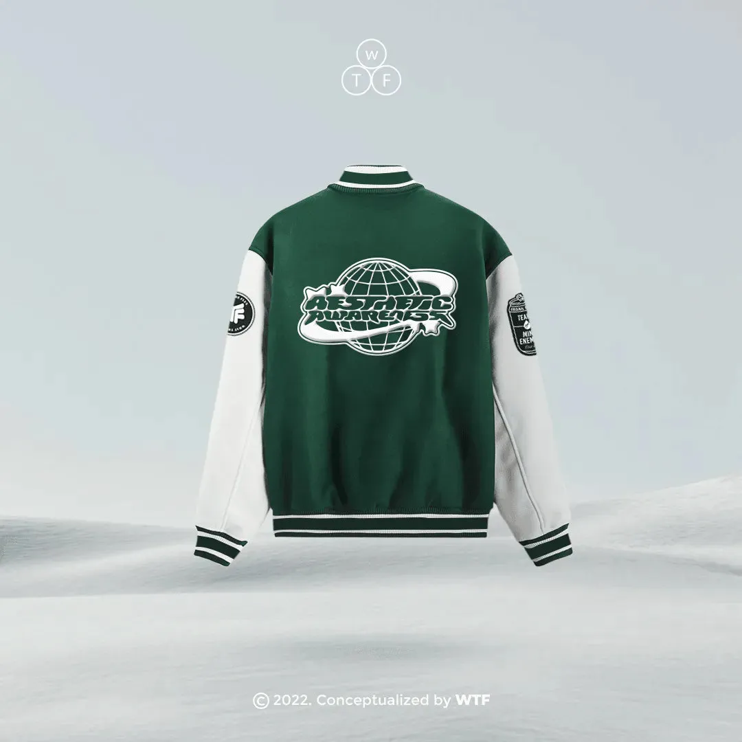 AESTHETIC AWARENESS VARSITY JACKET