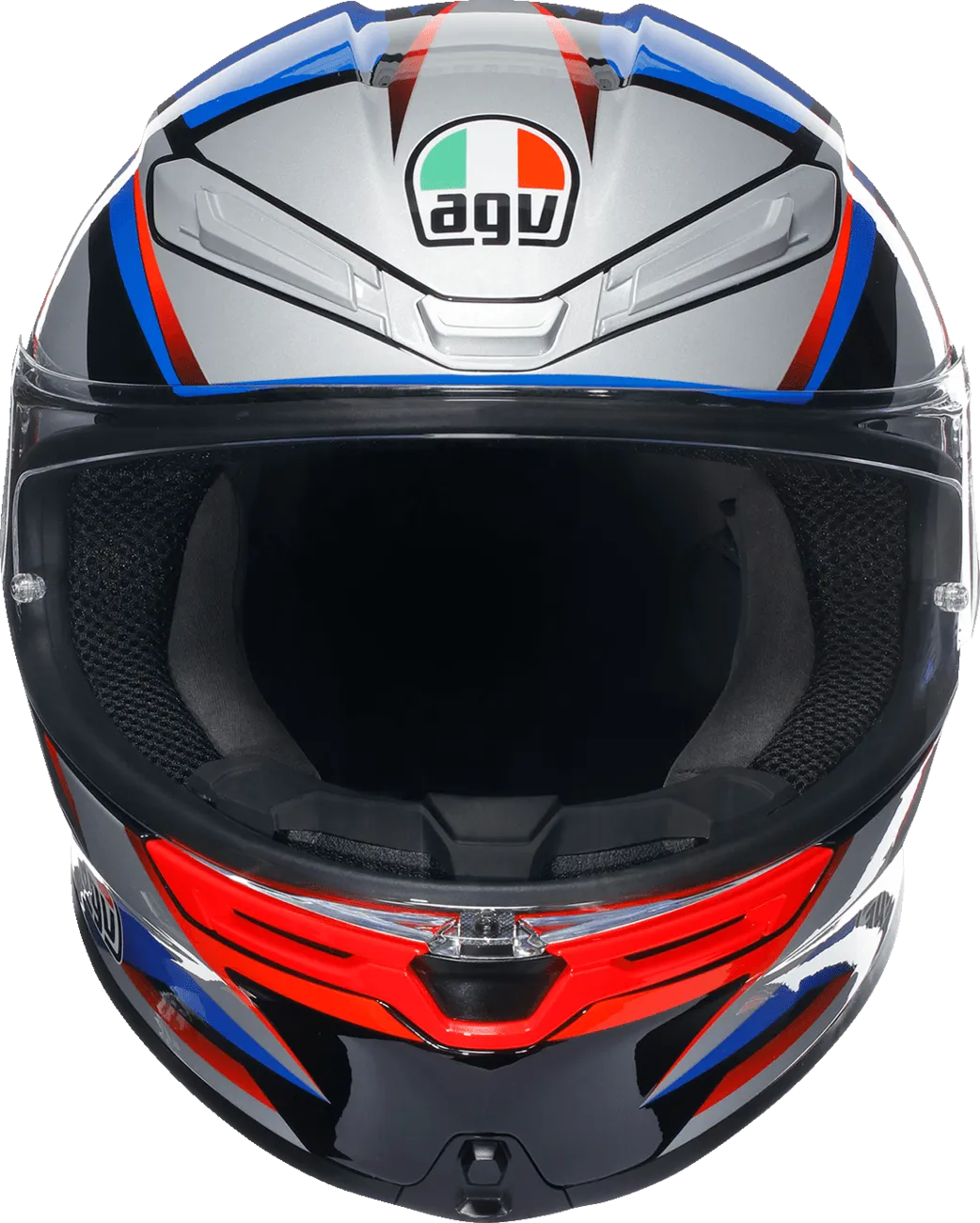 AGV K6 S Helmet - Slashcut Black/Blue/Red