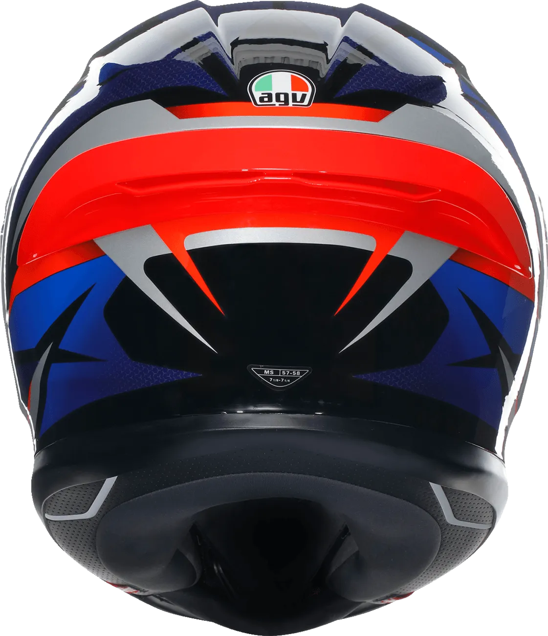 AGV K6 S Helmet - Slashcut Black/Blue/Red