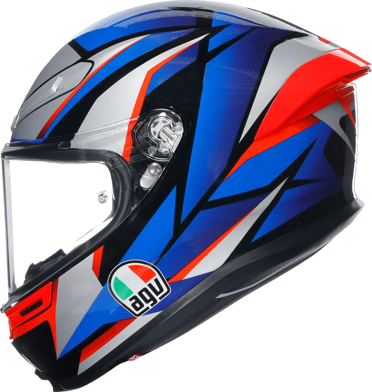 AGV K6 S Helmet - Slashcut Black/Blue/Red