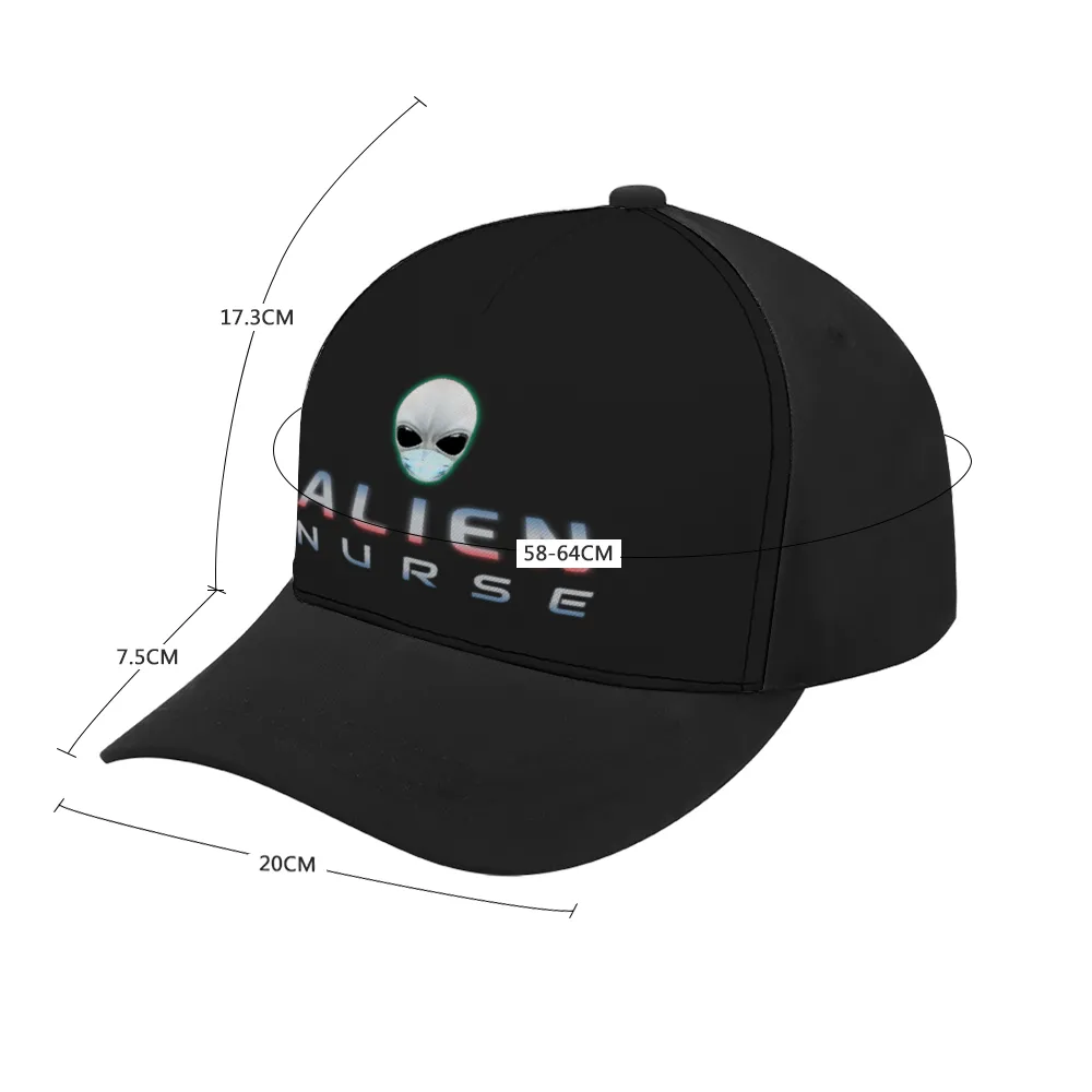 Alien Nurse - Classic Adult Baseball Cap (Charcoal Black)