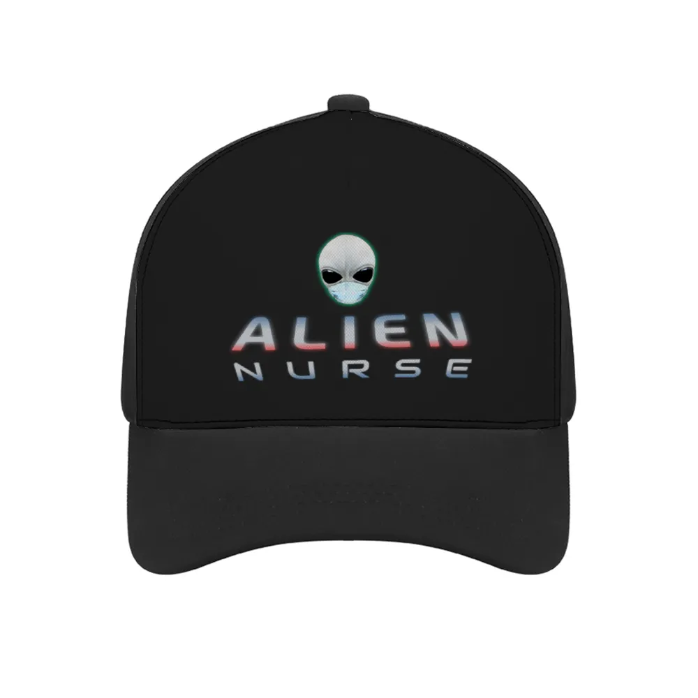 Alien Nurse - Classic Adult Baseball Cap (Charcoal Black)