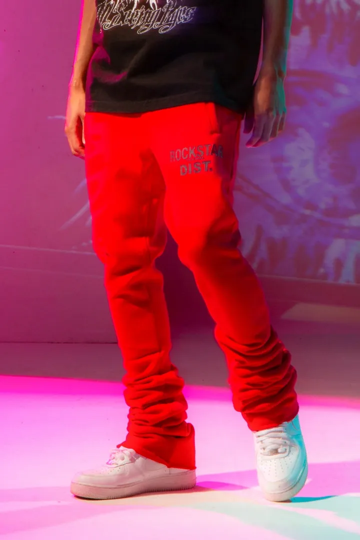 Alpine Red Super Stacked Trackpant