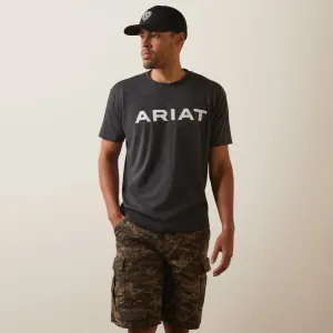 Ariat Men's Branded T-Shirt, Charcoal Heather