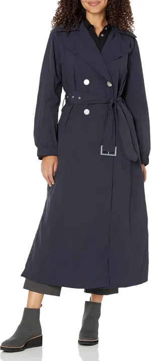 Armani Exchange Women's Sheer Trench Coat