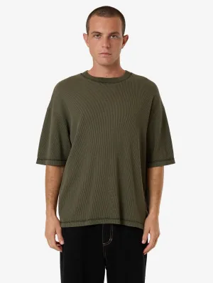 Arts & Industrial Box Fit Oversize Short Tee - Grape Leaf