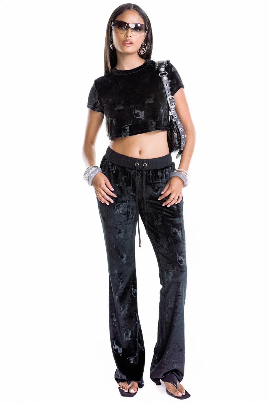 Aubrey Velour Track Pant