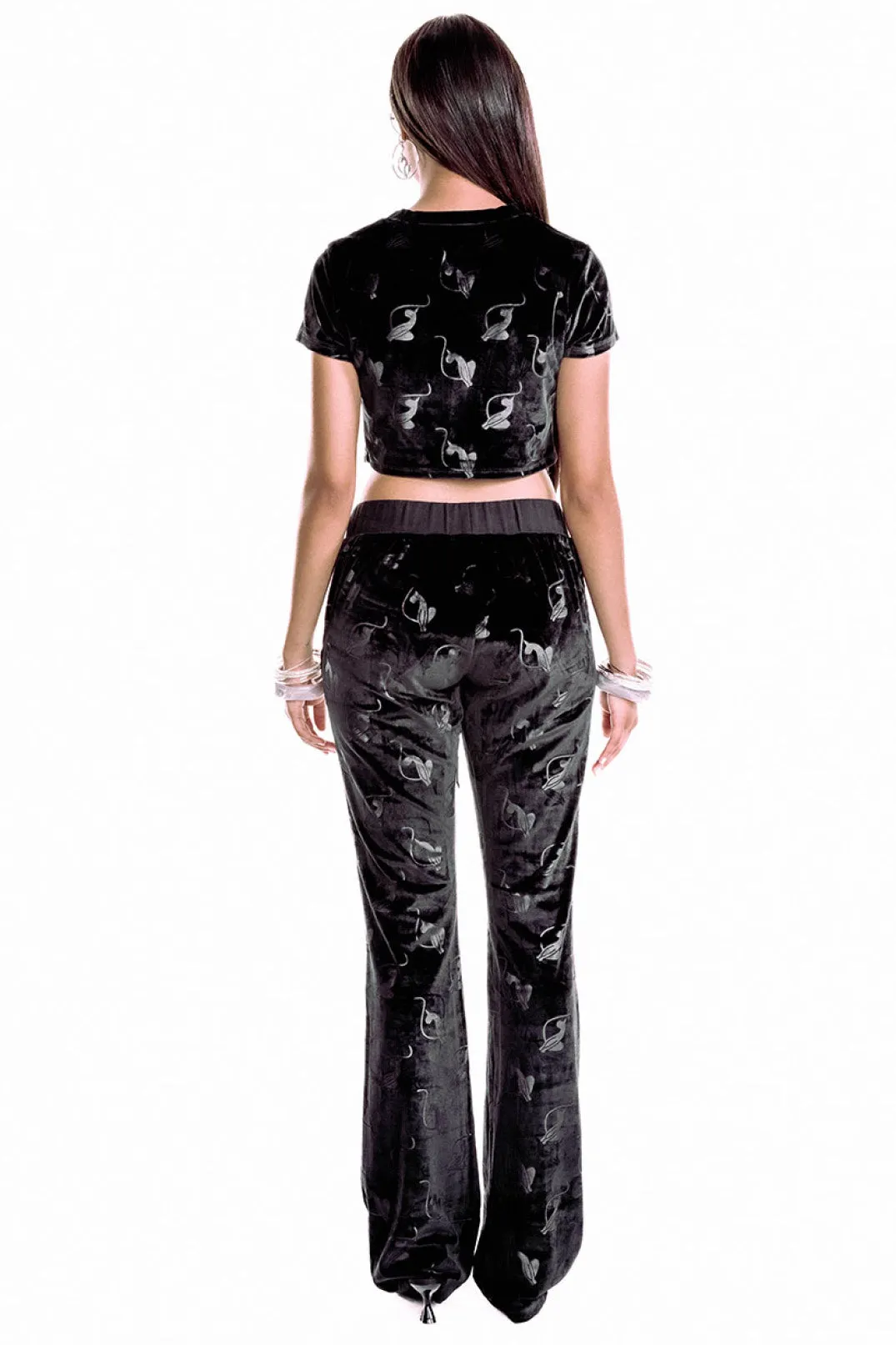 Aubrey Velour Track Pant
