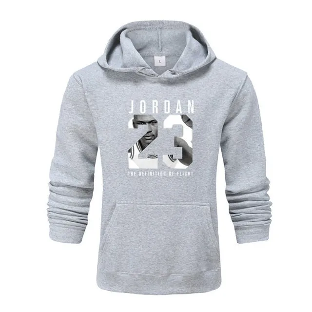 Autumn Winter Men Thick Oversized Hoodies Camouflage Jacket Male Sweatshirts Warm Coats Casual Streetwear Jordan 23 Print Hoody