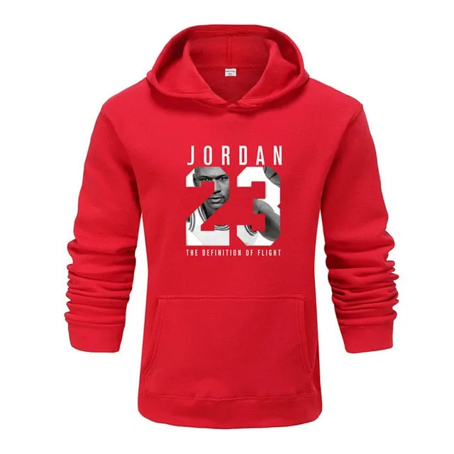 Autumn Winter Men Thick Oversized Hoodies Camouflage Jacket Male Sweatshirts Warm Coats Casual Streetwear Jordan 23 Print Hoody
