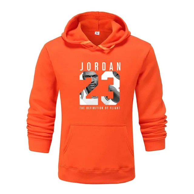 Autumn Winter Men Thick Oversized Hoodies Camouflage Jacket Male Sweatshirts Warm Coats Casual Streetwear Jordan 23 Print Hoody