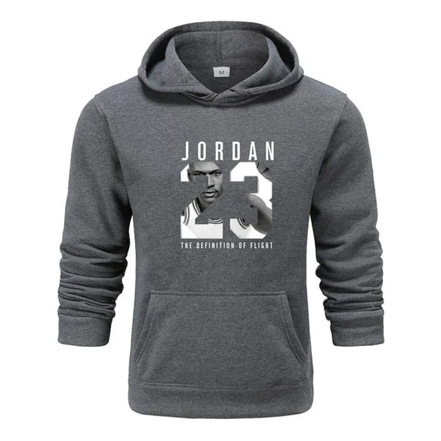Autumn Winter Men Thick Oversized Hoodies Camouflage Jacket Male Sweatshirts Warm Coats Casual Streetwear Jordan 23 Print Hoody