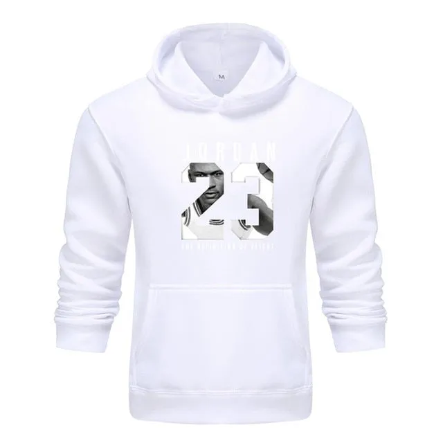 Autumn Winter Men Thick Oversized Hoodies Camouflage Jacket Male Sweatshirts Warm Coats Casual Streetwear Jordan 23 Print Hoody