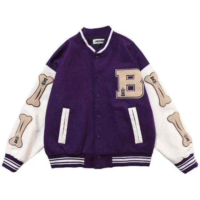 B Bone Baseball Jackets For Men