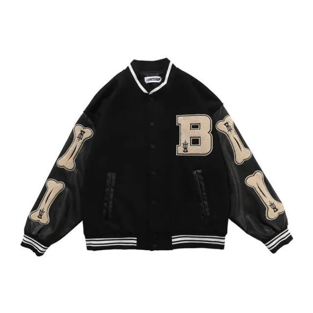 B Bone Baseball Jackets For Men