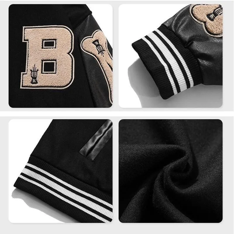B Bone Baseball Jackets For Men