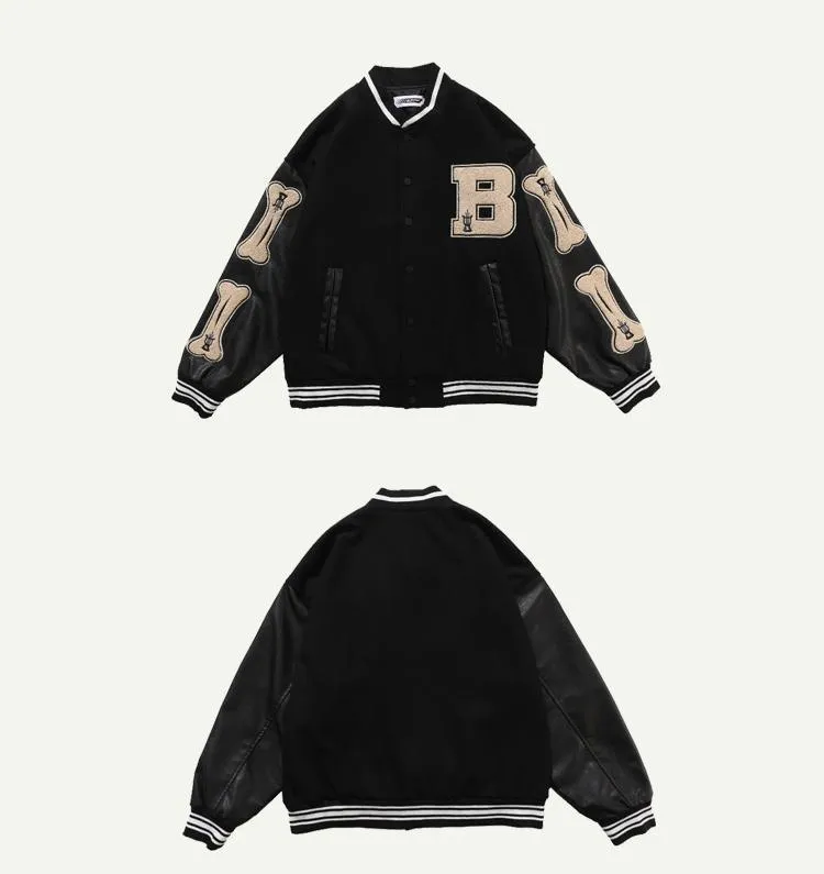 B Bone Baseball Jackets For Men