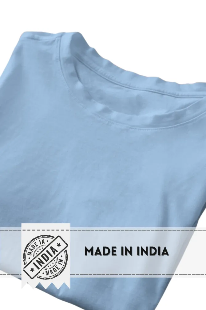 Baby Blue Oversized T-shirt for women