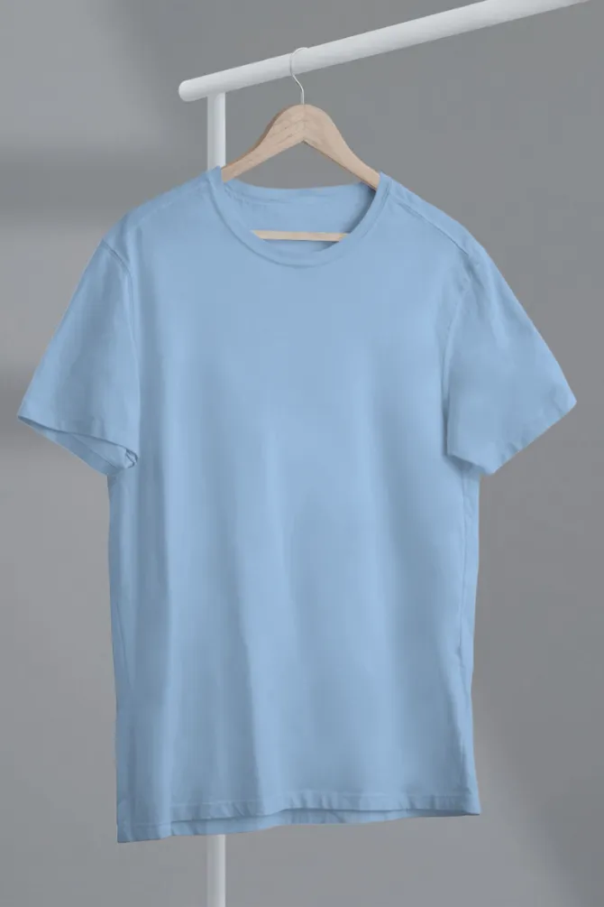 Baby Blue Oversized T-shirt for women