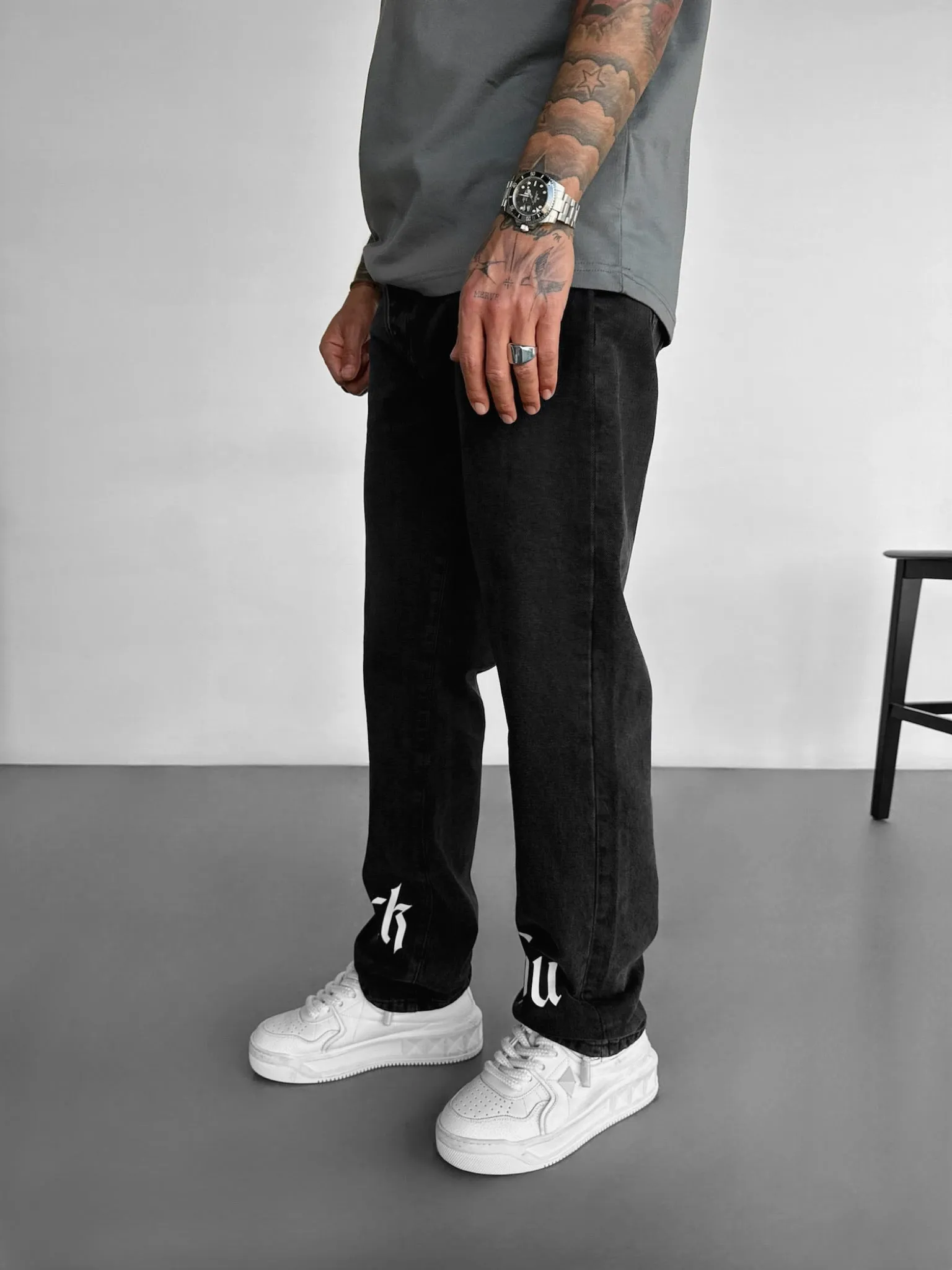 Baggy F*Y* Jeans - Black