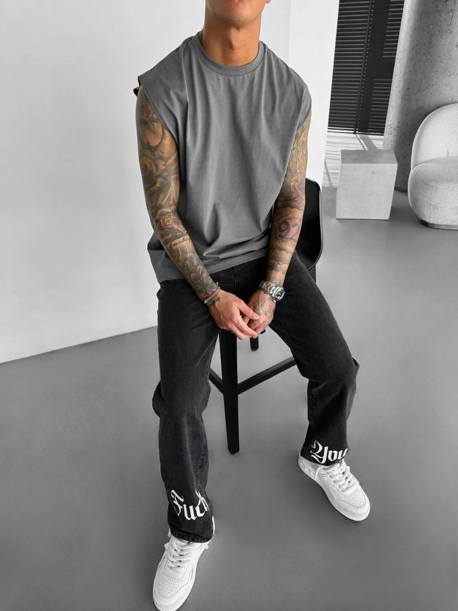 Baggy F*Y* Jeans - Black